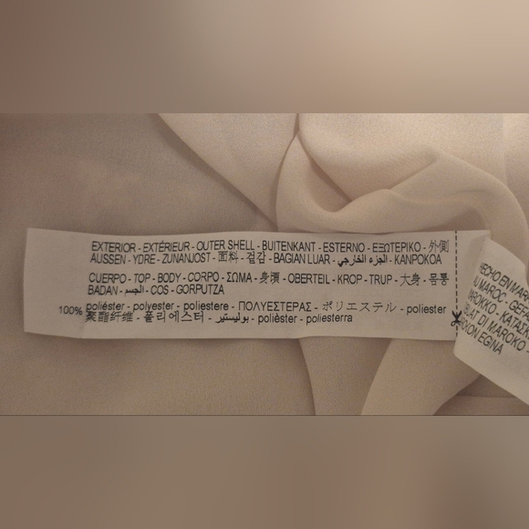 Zara Cream Midi Dress with Ruffle Details - Picture 7 of 11